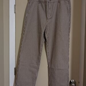 Saturdays NYC Dark Earth Striped Pants